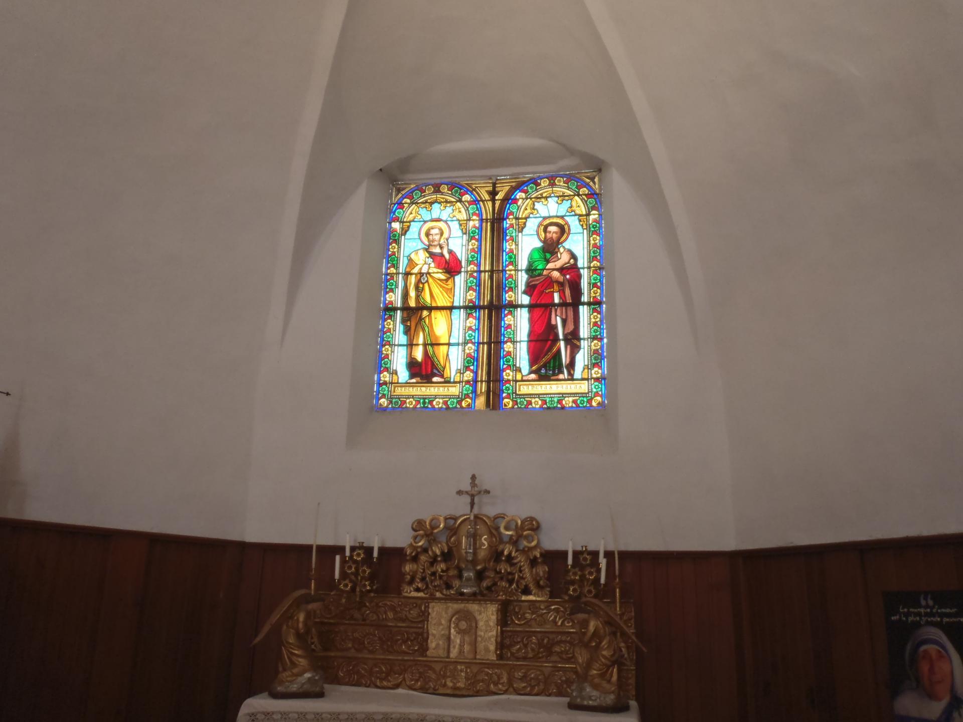 vitraux de l'église d'Enchastrayes