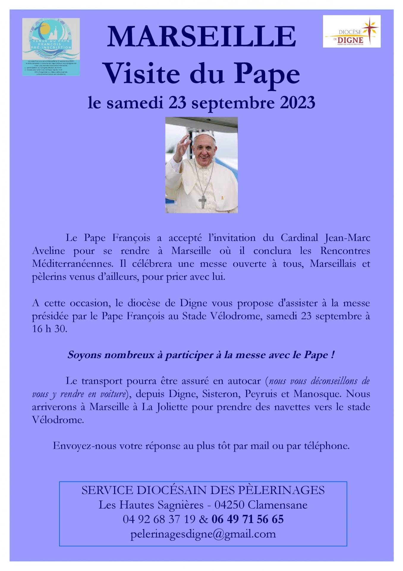Le pape a marseille 23 septembre 23 page 0